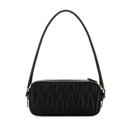 Miu Miu Black Leather Shoulder Bag 5NE024AFPP F0002 8056811127735