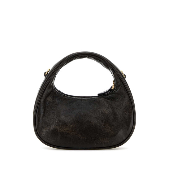 Miu Miu Dark Brown Nappa Leather Handbag - 546x546 Image #3