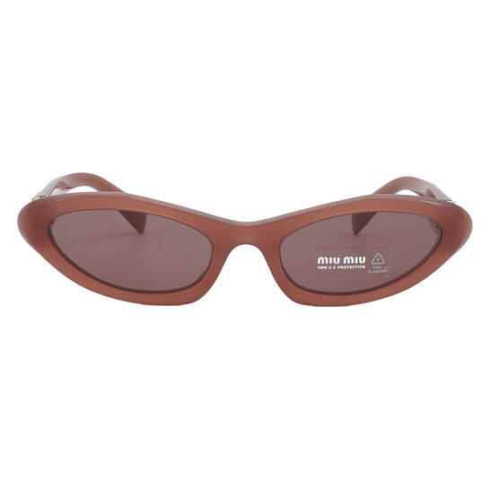 Miu Miu Dark Violet Cat Eye Ladies Sunglasses MU 09YS 10M08S