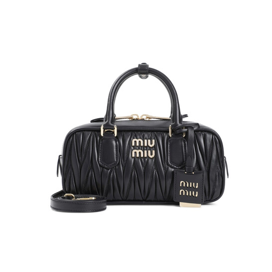 Miu Miu Matelassé Leather Handbag 5BB142VOO F0002 8058955757229