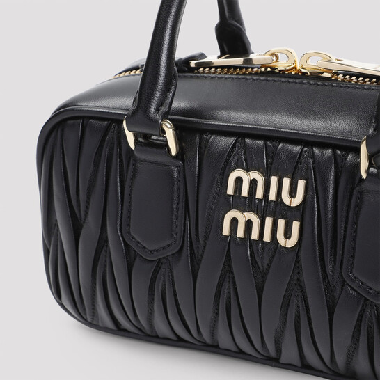 Miu Miu Matelassé Leather Handbag 5BB142VOO F0002 8058955757229