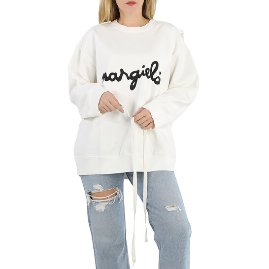 Mm6 Maison Margiela MM6 Ladies White Layered Boxy