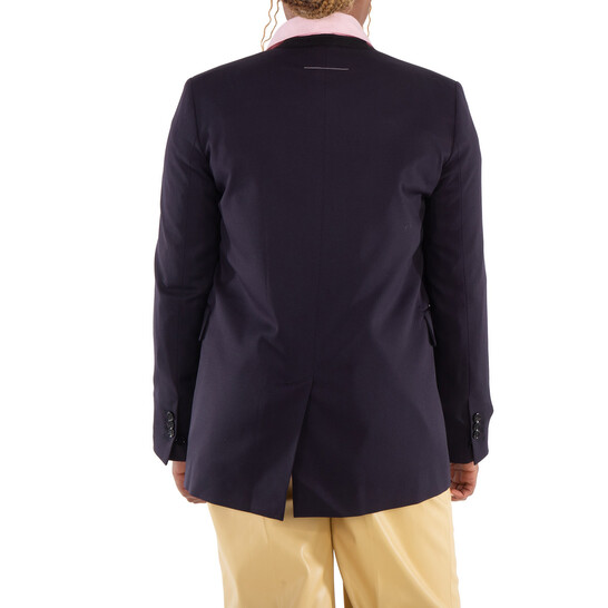 Mm6 Maison Margiela Collarless Jacket, Brand Size 42 (US