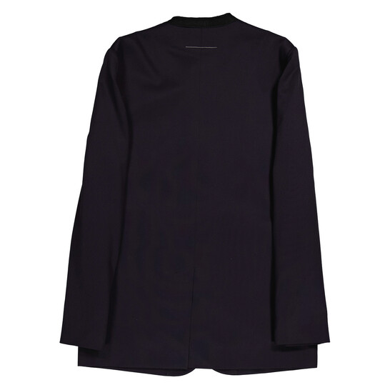 Mm6 Maison Margiela Collarless Jacket, Brand Size 42 (US