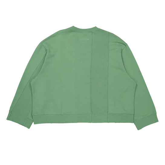 MM6 Maison Margiela Ladies Clover Band Logo Print Sweatshirt, Size