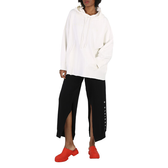 Mm6 Maison Margiela Ladies Off White Oversize Fit Cotton