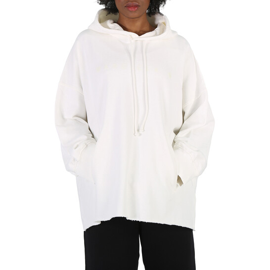Mm6 Maison Margiela Ladies Off White Oversize Fit Cotton