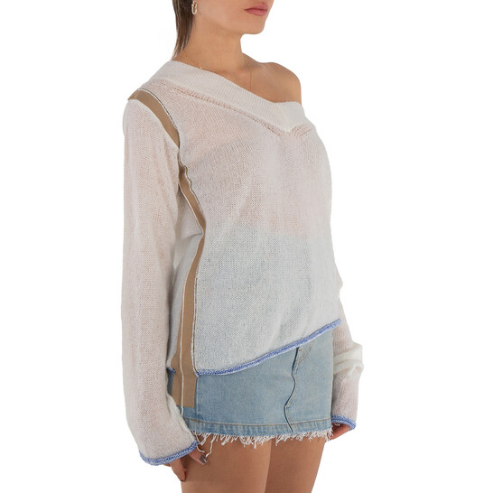 Mm6 Maison Margiela V-Neck Sweater - 546x546 Image #3
