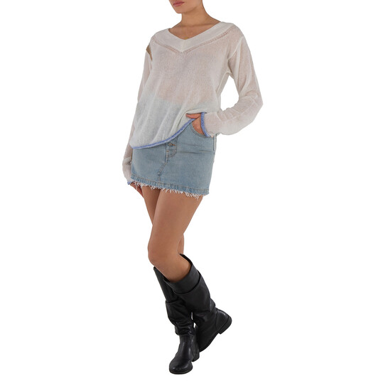 Mm6 Maison Margiela V-Neck Sweater - 546x546 Image #4