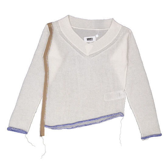 Mm6 Maison Margiela V-Neck Sweater - 546x546 Image #5