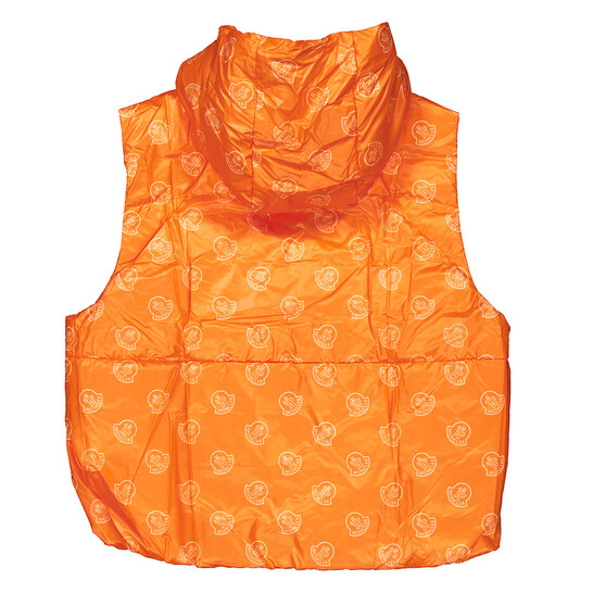 Moncler Alkarab Logo-Patch Vest, Brand Size 4 (X-Large