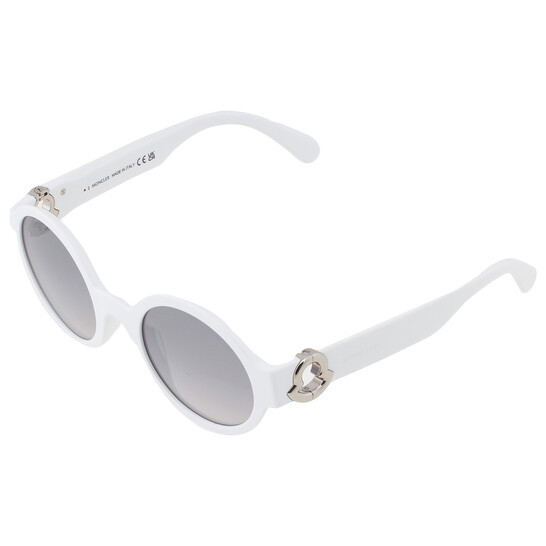 Moncler Atriom Silver Round Ladies Sunglasses ML0243 21C 51  display picture 1