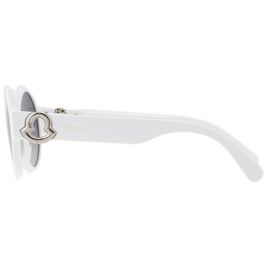 Moncler Atriom Silver Round Ladies Sunglasses ML0243 21C 51