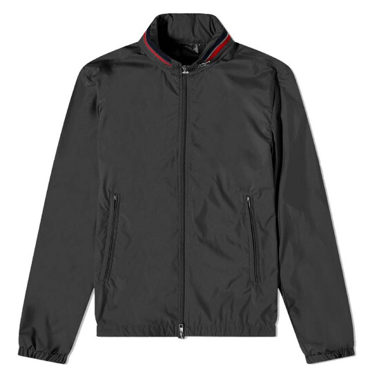 Moncler Black Farlak Hooded Jacket, Brand Size 1 (Small