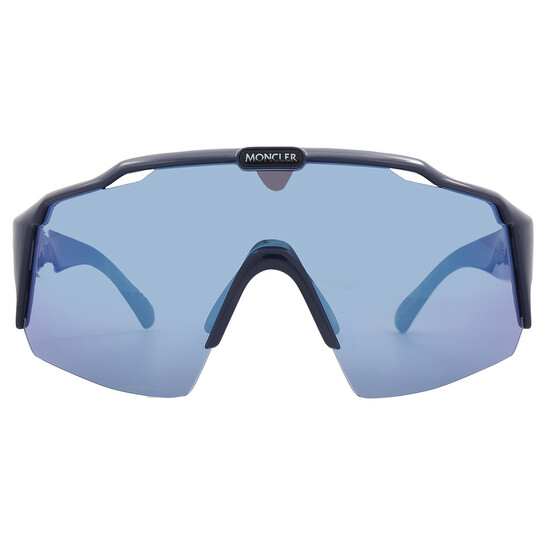 Moncler Blue Shield Men's Sunglasses ML0270-K 90X 00 889214437754