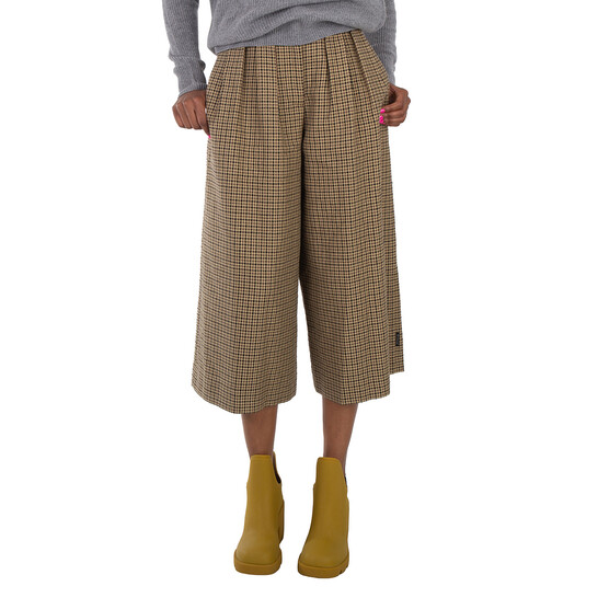 Moncler Check Cropped Trousers, Brand Size 40 (US Size 2) Moncler Check Cropped Trousers, Brand Size 40 (US Size 2) - 546x546