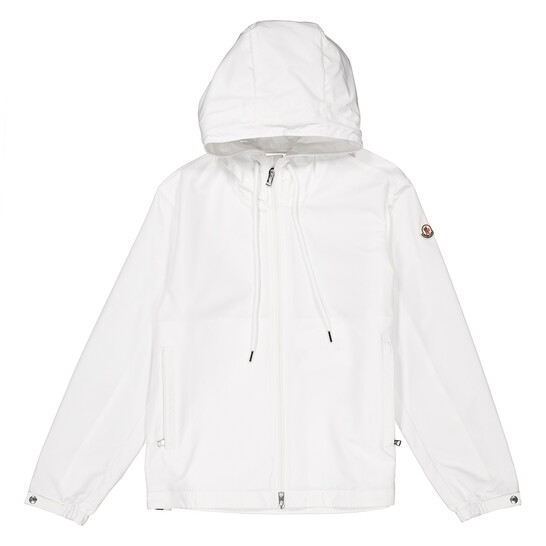 Moncler Drawstring Hooded Long Sleeve Jacket, Brand Size 5 (XX