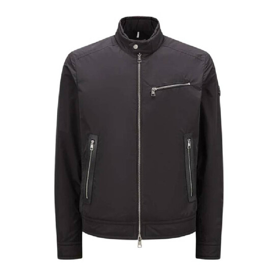 Moncler Drome Biker Long Sleeve Jacket, Brand Size 2 (Medium