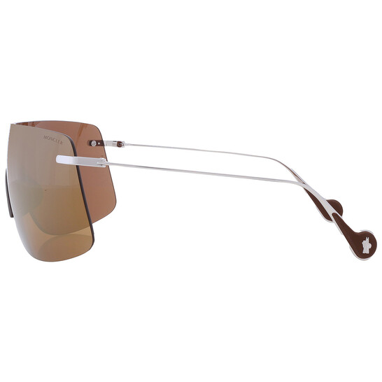 Moncler Electra Amber Shield Unisex Sunglasses ML0137-P 16G  display picture 3