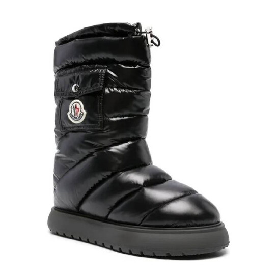 Moncler Gaia Pocket Round Toe Boots, Brand Size 36 (US Size 6
