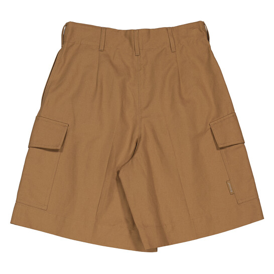 ショートパンツ MONCLER Women Shorts  Burmudas 2B000 03597SL Beige Moncler Grenoble Beige shorts with logo patch | TheDoubleF