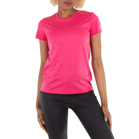 Buy Moncler T-Shirt 'White/Pink' - 8C000 16 829FB 033 | GOAT