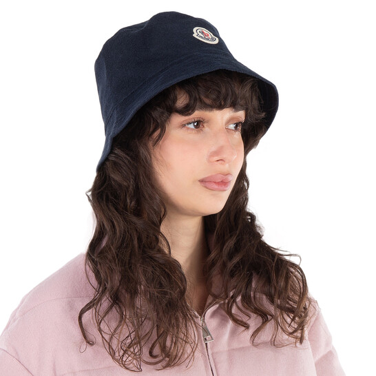 MONCLER ロゴ バケットハット Moncler Logo-Patch Bucket Hat, Size Large I10933B00030-899VV-778