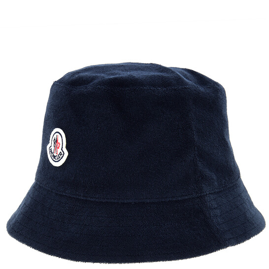 Moncler Logo-Patch Bucket Hat, Size Large I10933B00030-899VV-778
