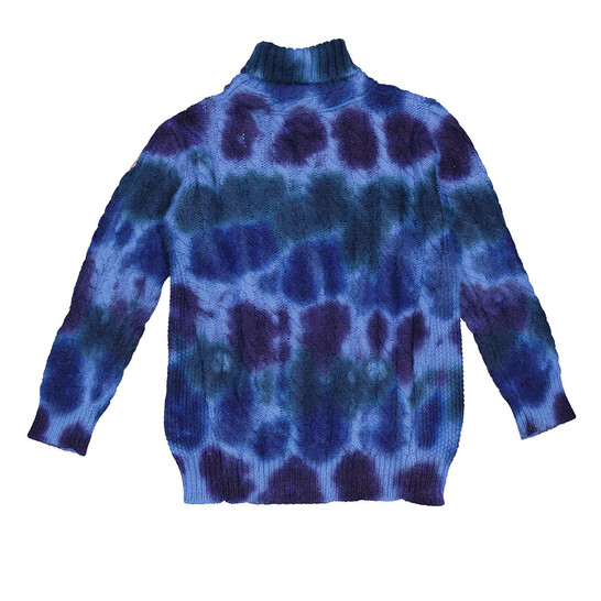 Moncler Maglione Tie-dye Turtleneck Jumper, Size Large
