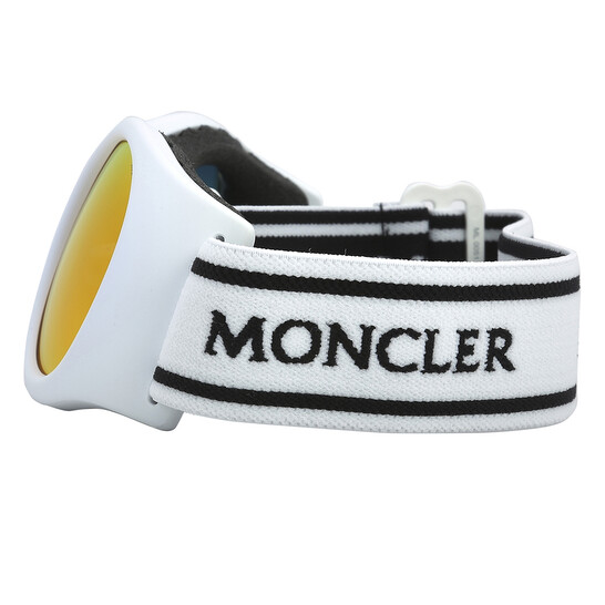 Moncler Mask Bordeaux Mirrored Goggles Unisex Sunglasses