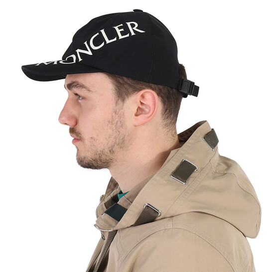 モンクレールMONCLER BASEBALL ロゴキャップ ブラック MONCLER モンクレール ベースボールキャップ BASEBALL 3B00010