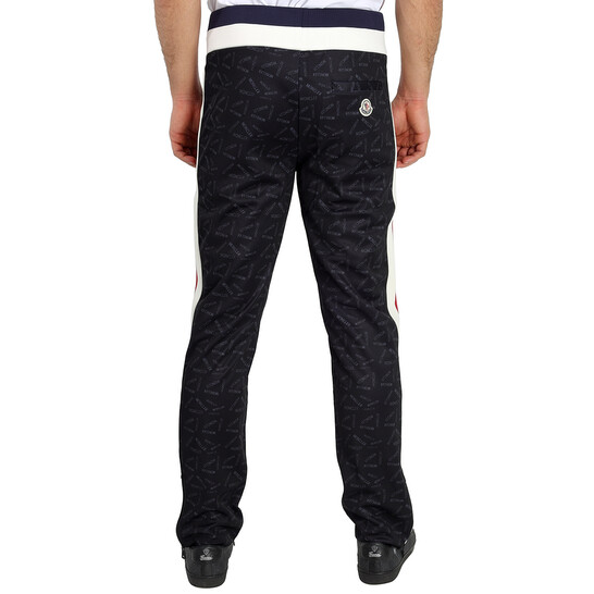 モンクレール Moncler Polyester Track Pants Moncler Rear logo-patch Track Pants | Blue | FARFETCH