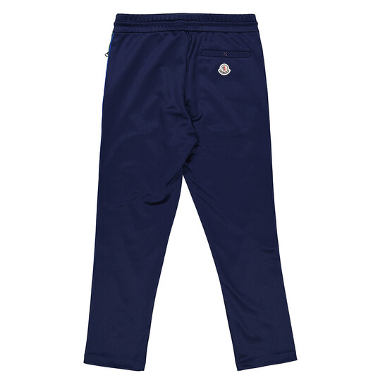 Moncler Men's Navy Striped Drawstring Sweatpants, Size XX