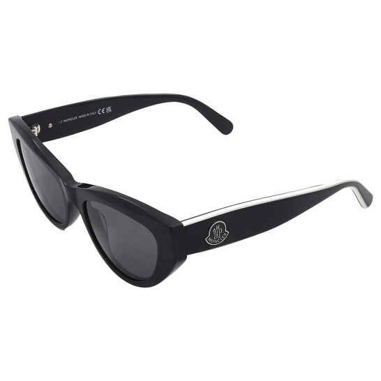 Moncler Modd Smoke Cat Eye Ladies Sunglasses ML0258 01A 53