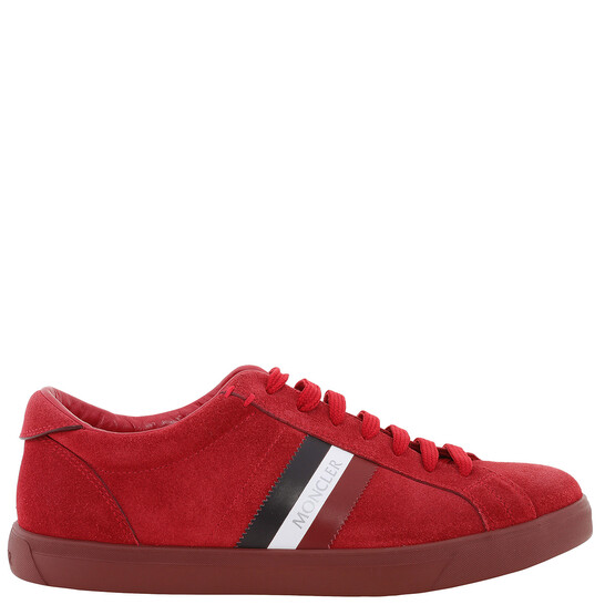 Moncler Monaco Suede Low-Top Sneakers, Brand Size 40 ( US