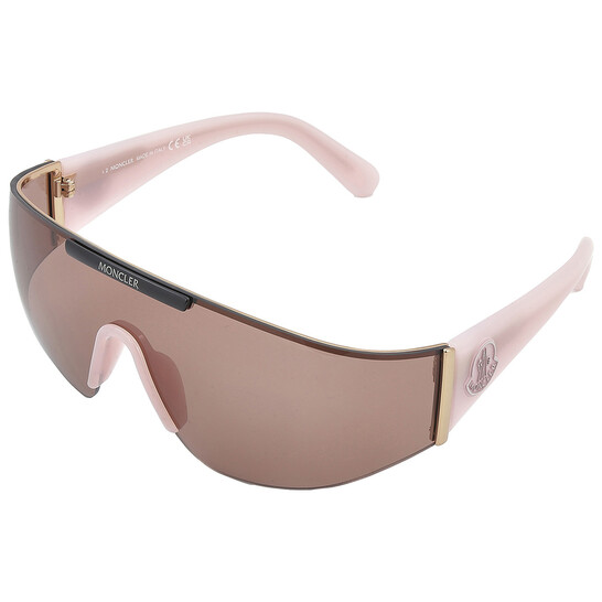 Moncler Ombrate Burned Pink Shield Unisex Sunglasses ML0247  display picture 2