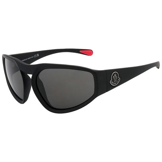 Moncler Pentagra Smoke Wrap Men's Sunglasses ML0248 02A 62