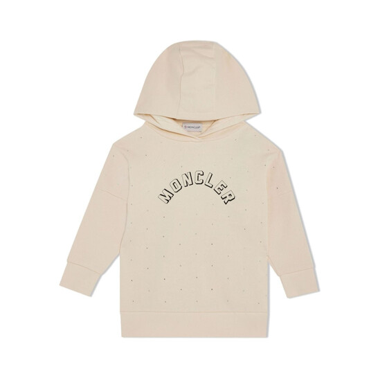 Moncler Rhinestone-Embellished Logo-Print Cotton Hoodie - 546x546