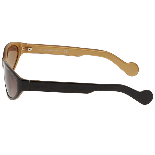MONTAIGNE SUNGLASS 563192 IN GOLD METAL BROWN SMOKE LENSES