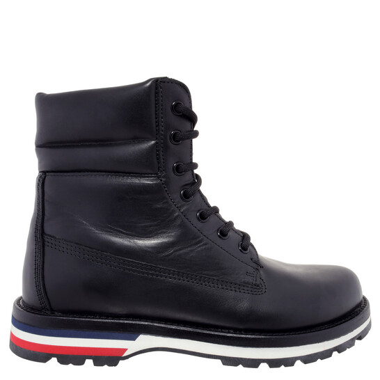 Moncler Vancouver Leather Ankle Boots, Brand Size 40 ( US Size 7