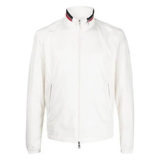 Moncler White Farlak Hooded Jacket, Brand Size 6 (3XL