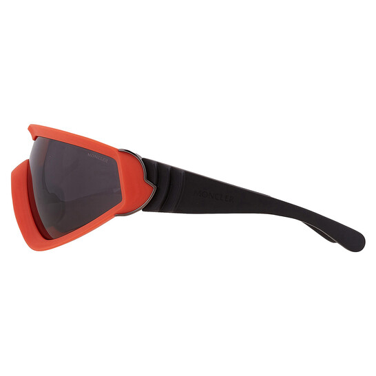 MONCLER　ML0249 43A WRAPID　サングラス オレンジ Moncler Wrapid Smoke Wrap Men's Sunglasses ML0249 43A 00