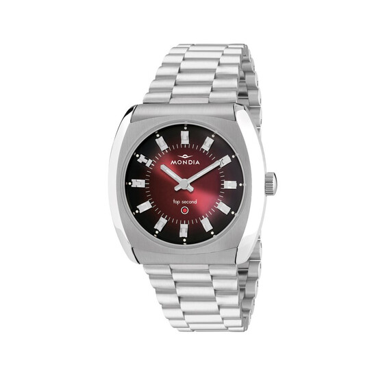 Mondia History Top Second Automatic Red Dial Men's Watch MH-004-SS-RD-CM