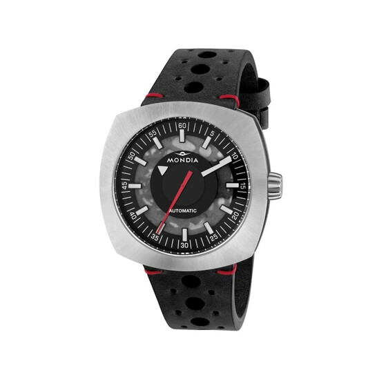 Mondia Parade Automatic Black Dial Men's Watch MH-001-SS-BK-CP