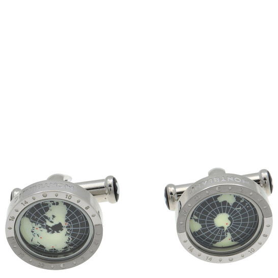 Montblanc 1858 Geosphere Cufflinks 126164 4062037008288