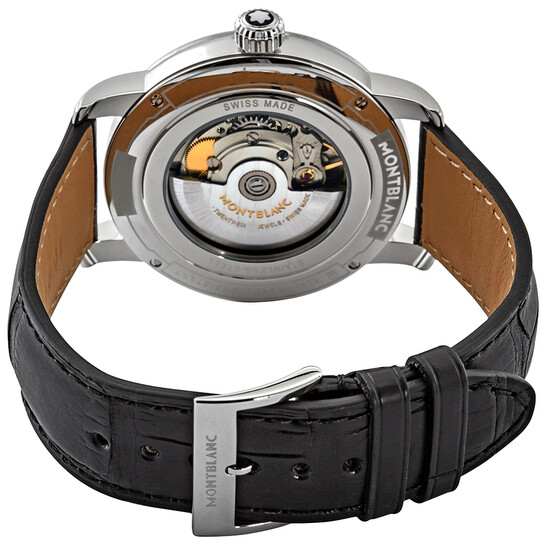 Montblanc 4810 Automatic Black Dial Black Leather Men's Watch