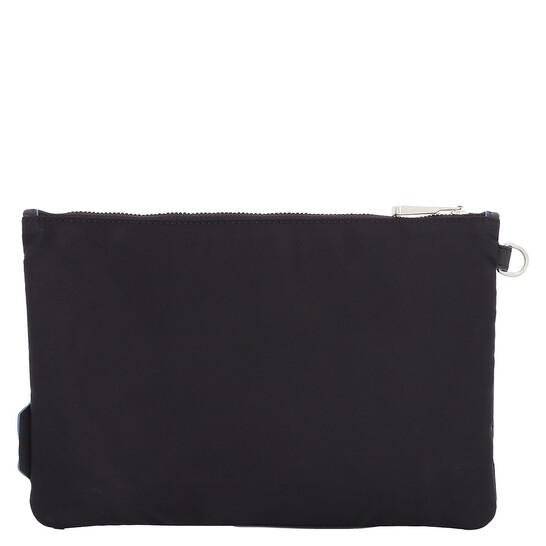Montblanc Black Blue Nylon Spirit Medium Pouch 128734