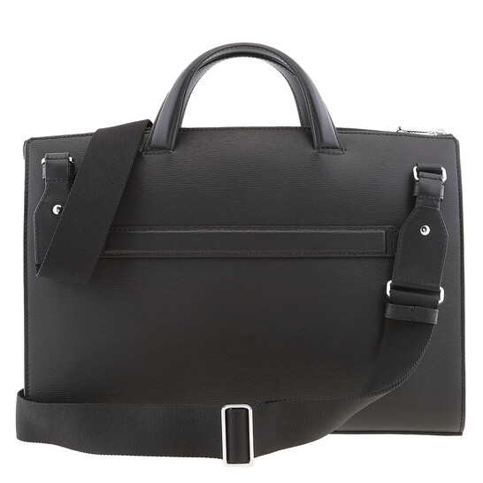 Montblanc Black Leather Meisterstuck 4810 Ultra Slim Document Case