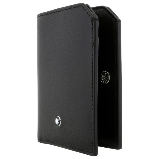 Montblanc Black Soft Mini Wallet 4Cc 130050 4062037094861