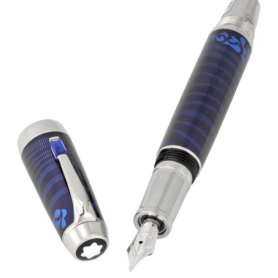 Montblanc Boheme Paso Doble Bleu Fountain Pen 104917 4017941381842